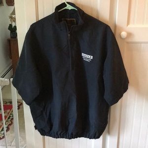 Golf rain jacket with 3/4 length sleeve